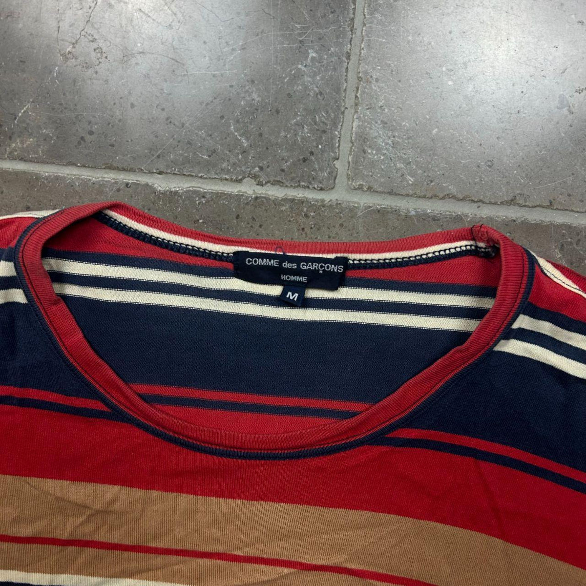 Comme Des Garcons Homme Striped T-Shirt M