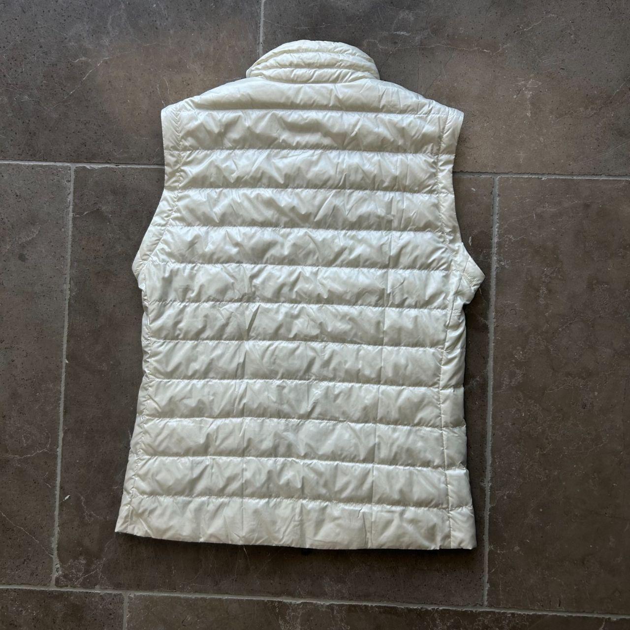 Vintage Burberry Black Label Puffer Jacket White S