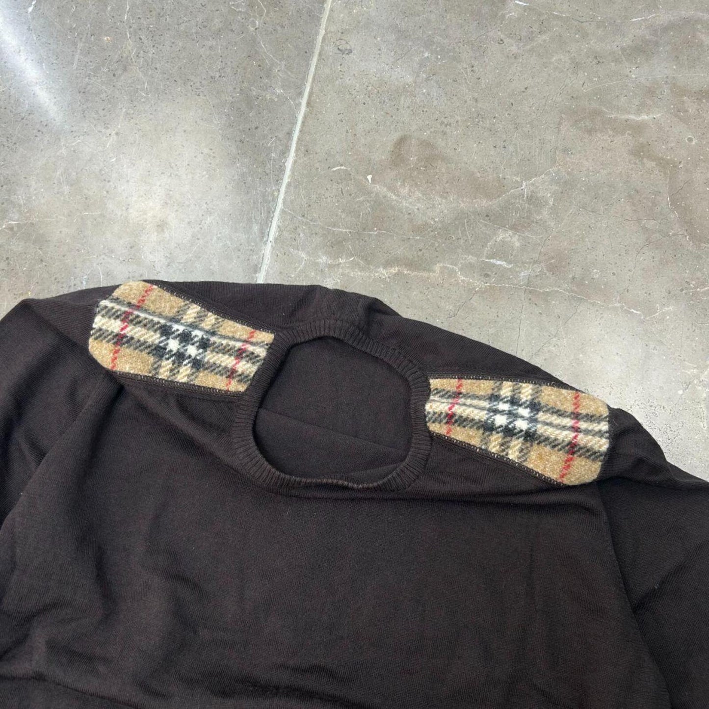 Burberry London Nova Check Knit Jumper L