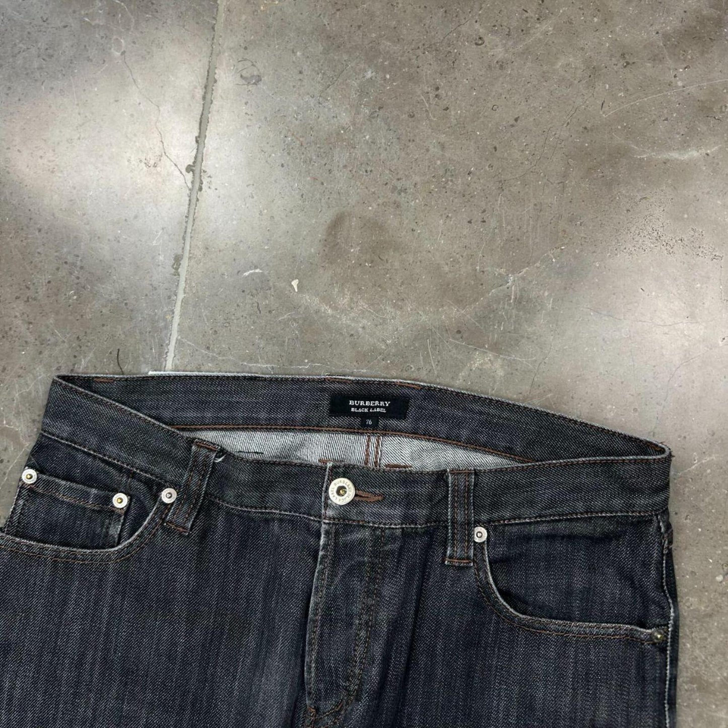 Vintage Burberry Black Label Straight Leg Jeans W30 L30