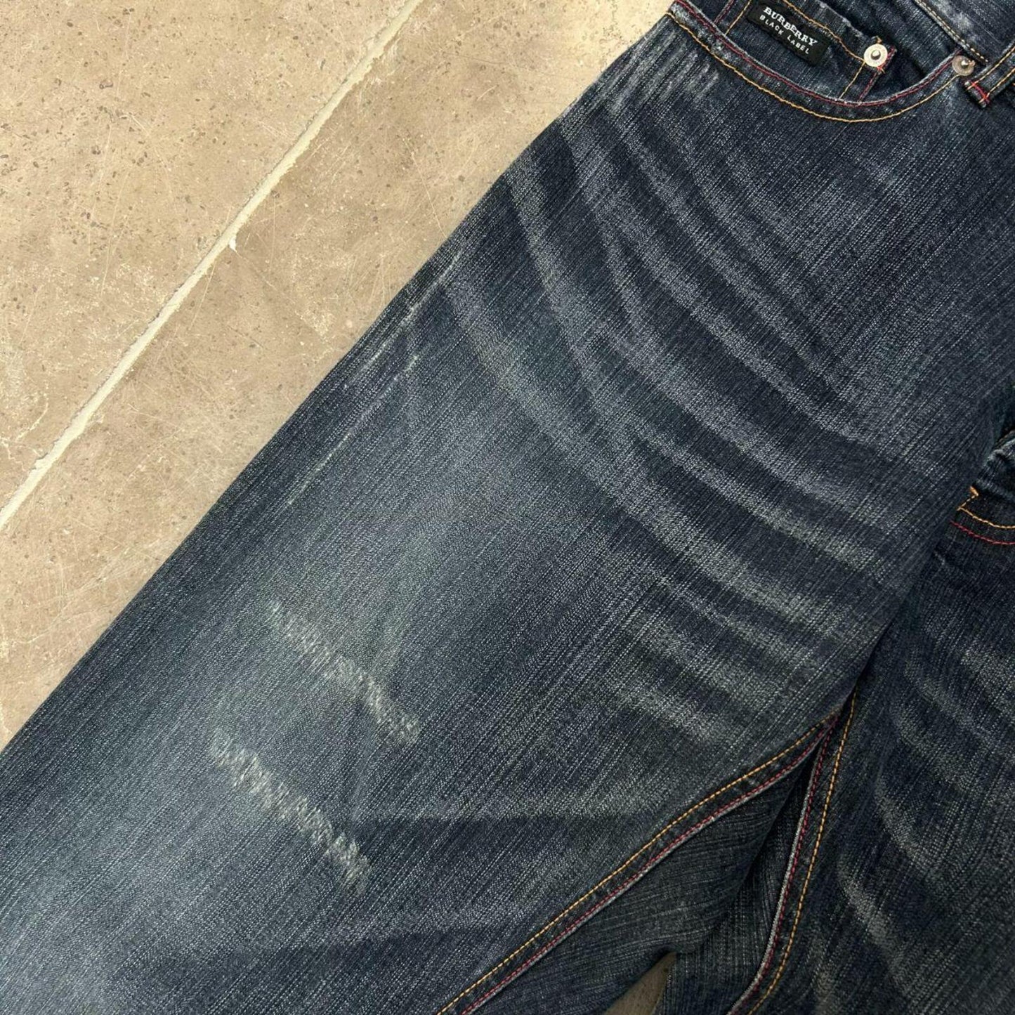 Vintage Burberry Black Label Relaxed Straight Jeans W32 L28