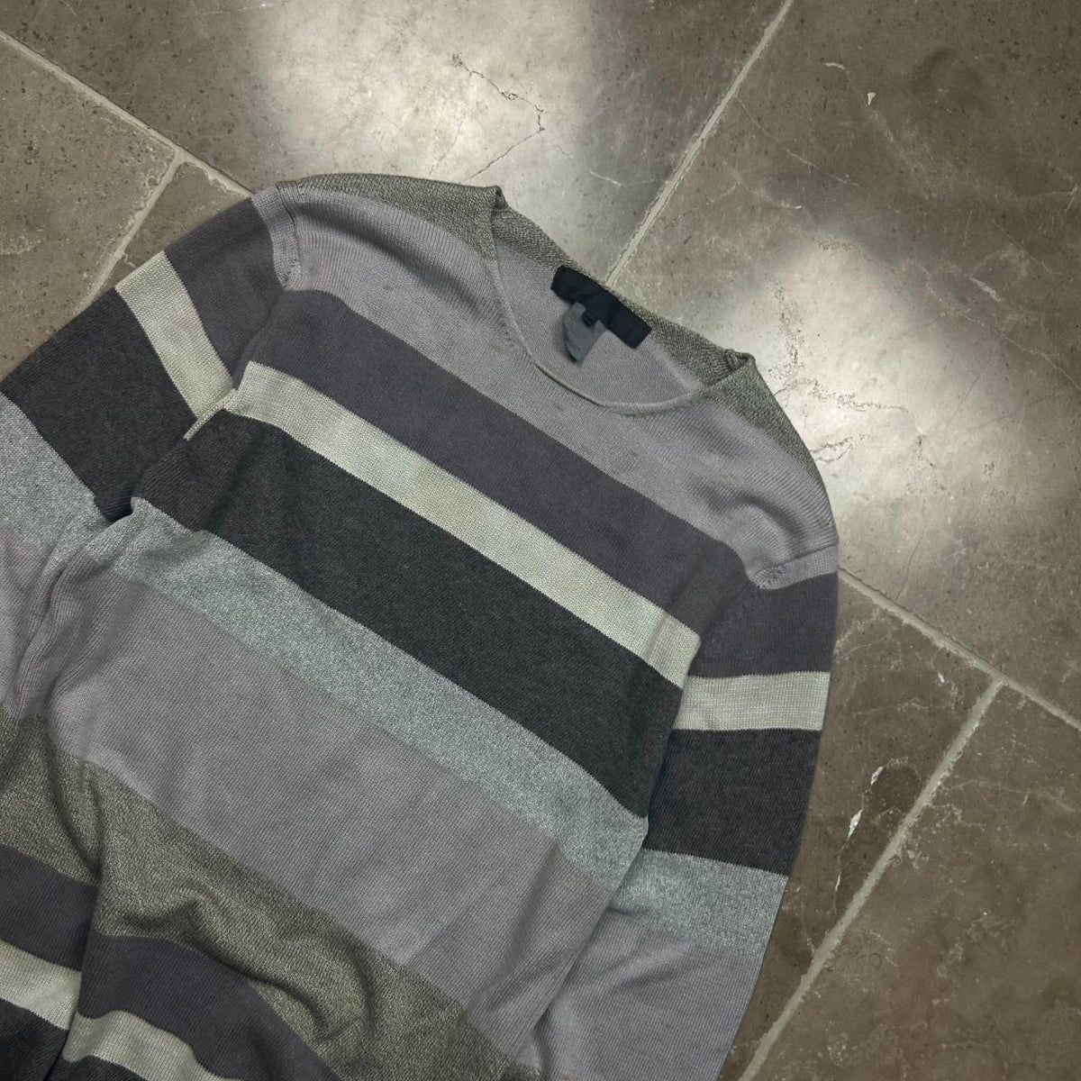 Vintage Comme Des Garcons SHIRT Striped Knit Jumper S