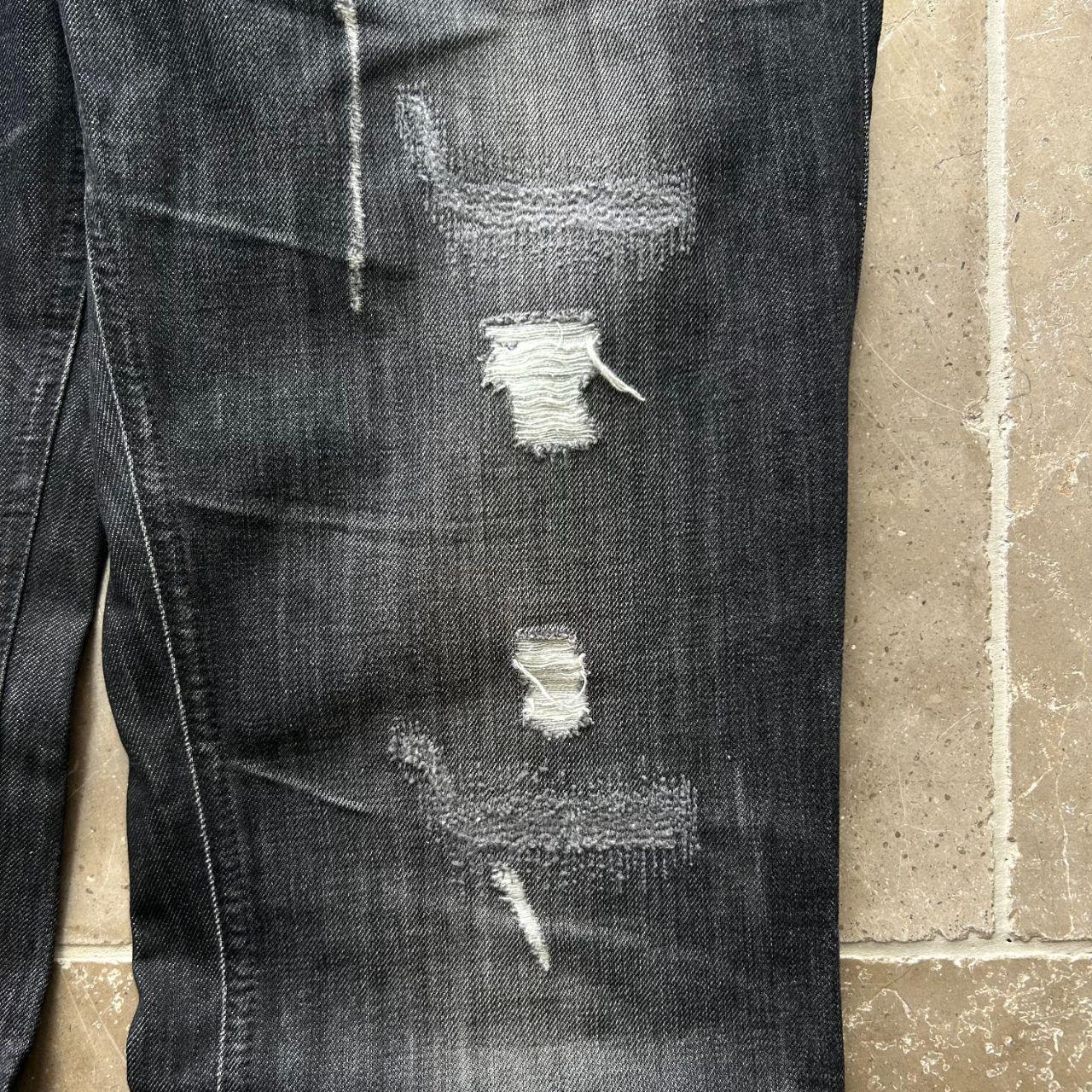 Dolce & Gabbana Distressed Ripped Straight Leg Jeans W34 L34