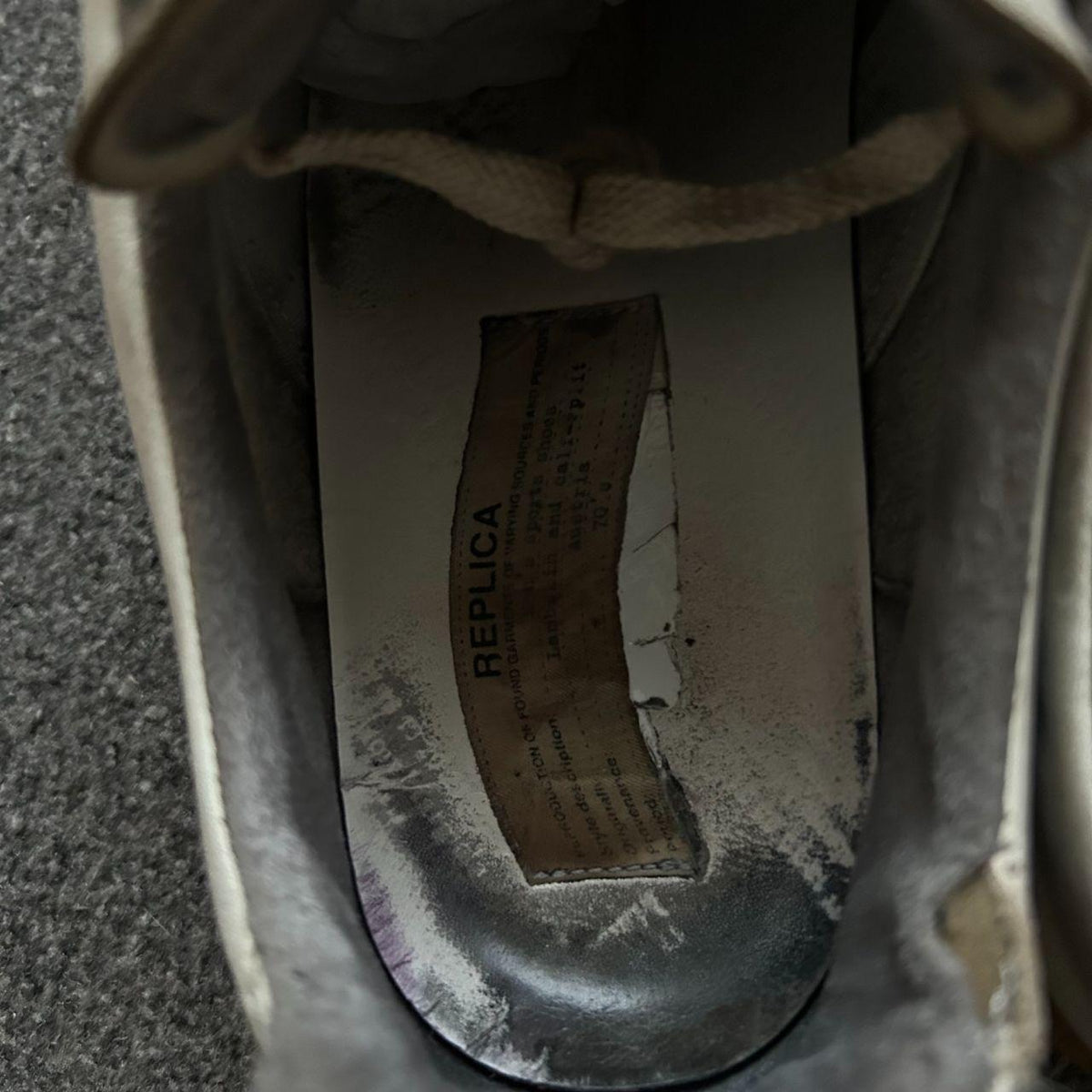 Maison Margiela Graffiti Gats Low Top Trainers UK 9