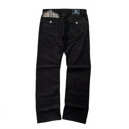 Vintage Burberry Black Label Corduroy Trousers W32 L32