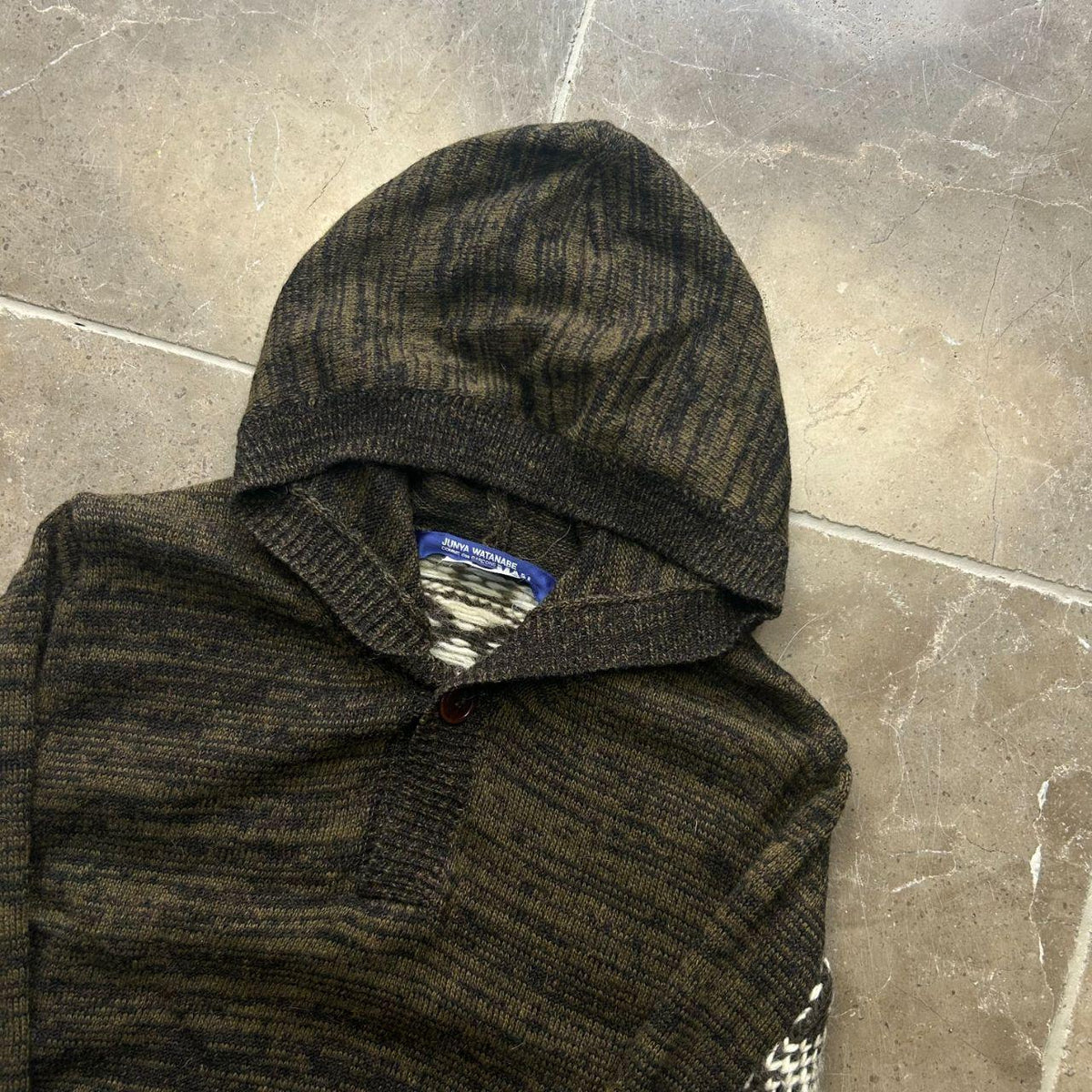 Comme des Garcons Junya Watanabe Man Knit Hoodie S