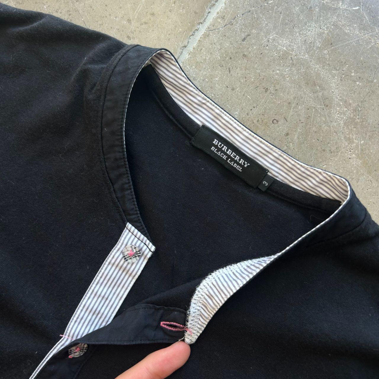 Burberry Black Label Cotton Henley T Shirt M