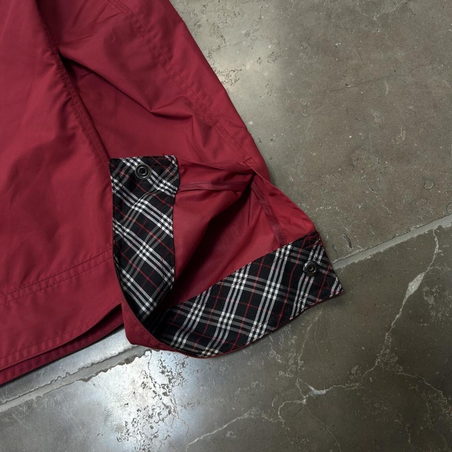 Burberry Black Label Nova Check Windbreaker Jacket S