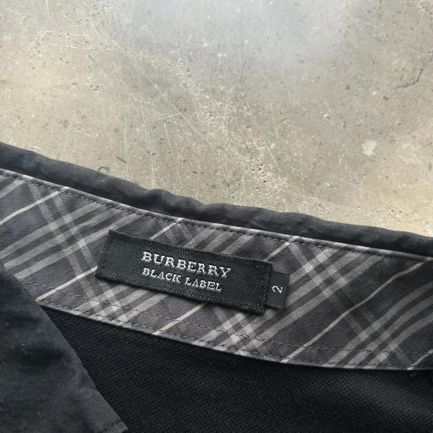 Burberry Black Label Nova Check Polo Shirt S