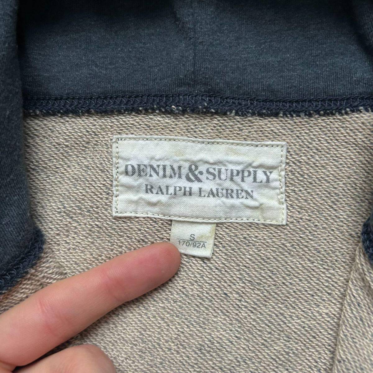 Ralph Lauren Denim and Supply USA Zip Up Hoodie S