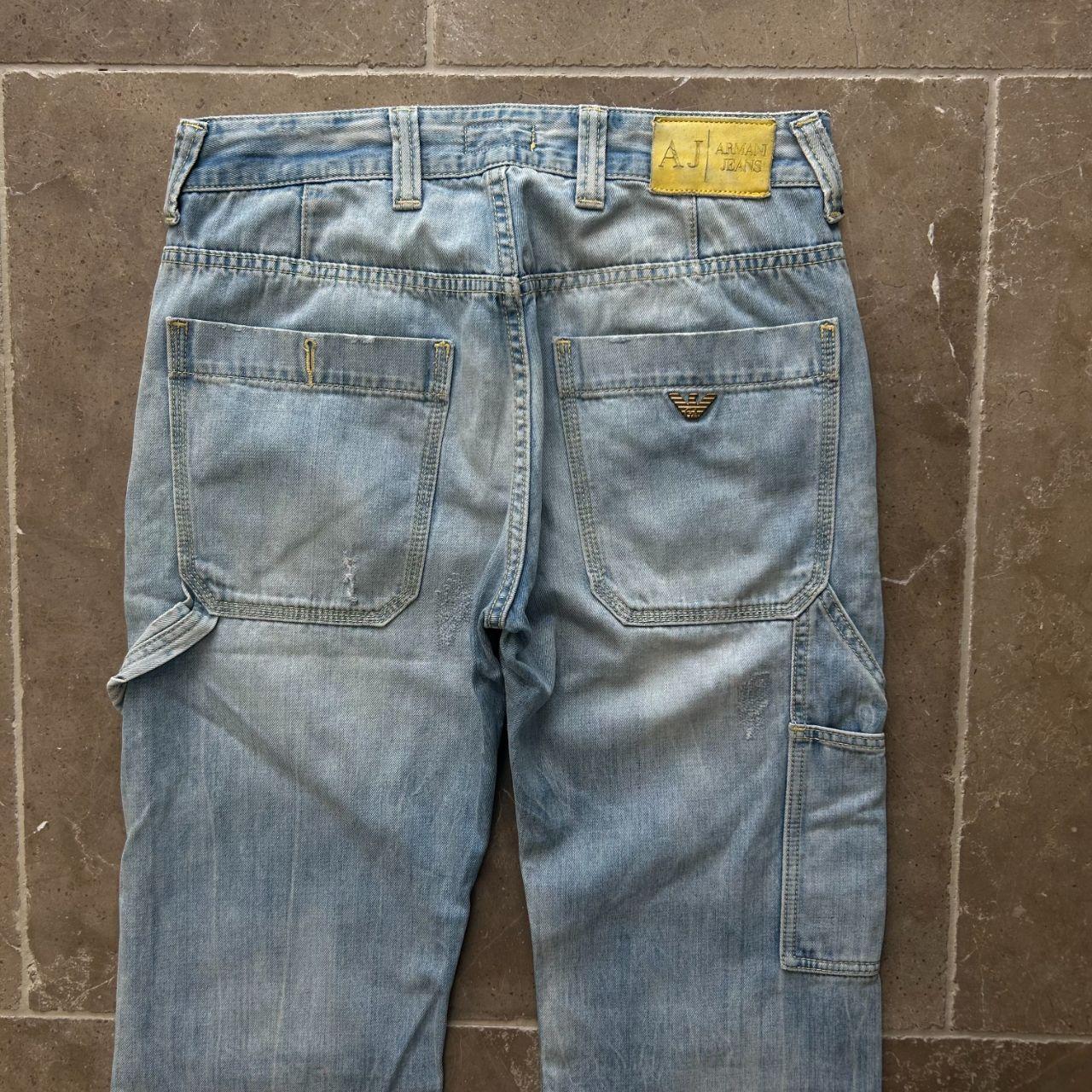 Vintage Armani Jeans Bootcut Carpenter Jeans W30 L32