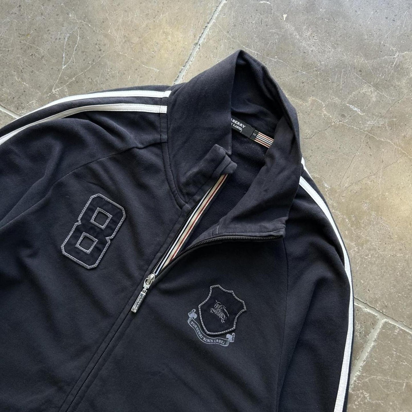Burberry Black Label Zip Up Track Jacket Jumper S