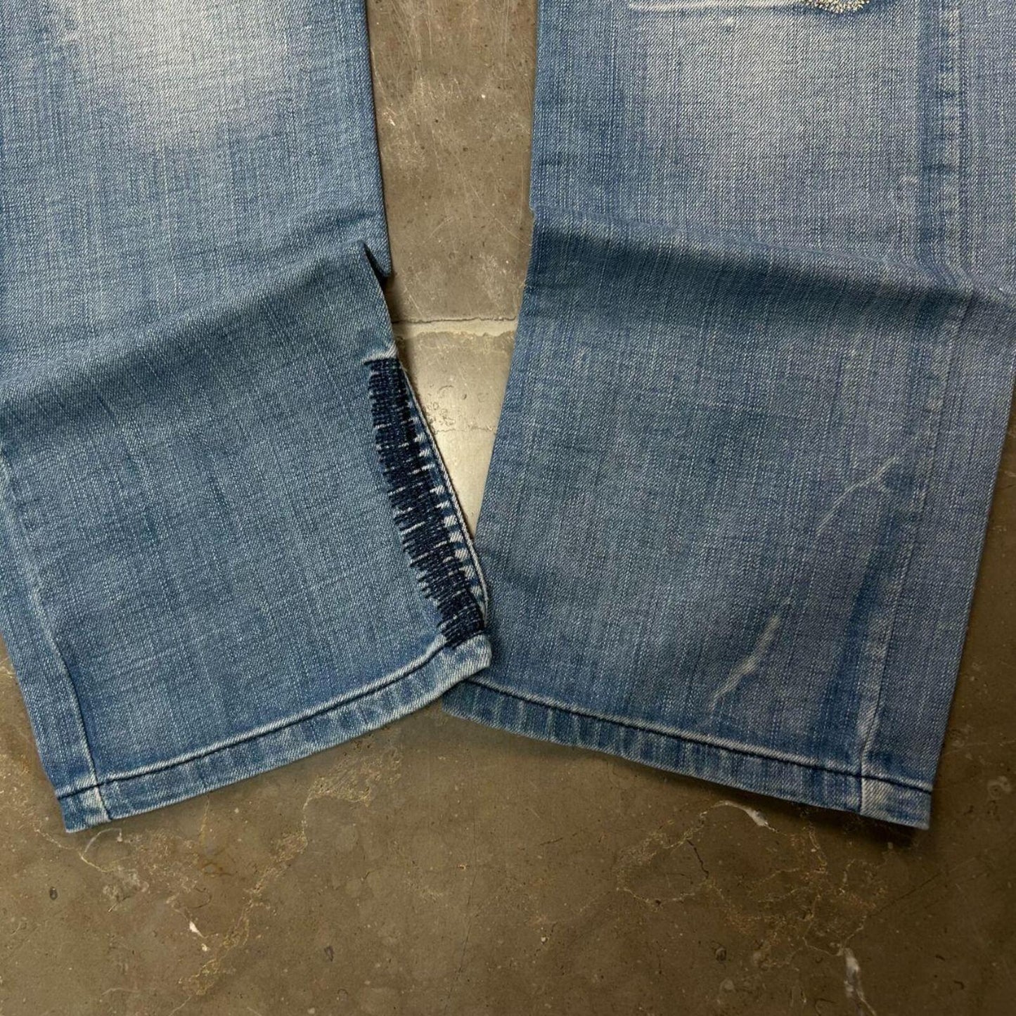 Vintage Bootleg Armani Jeans Relaxed Straight Logo Jeans W32 L32