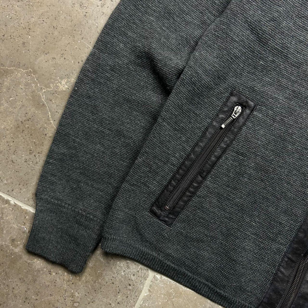 Burberry Black Label Knit Zip Up Jumper M