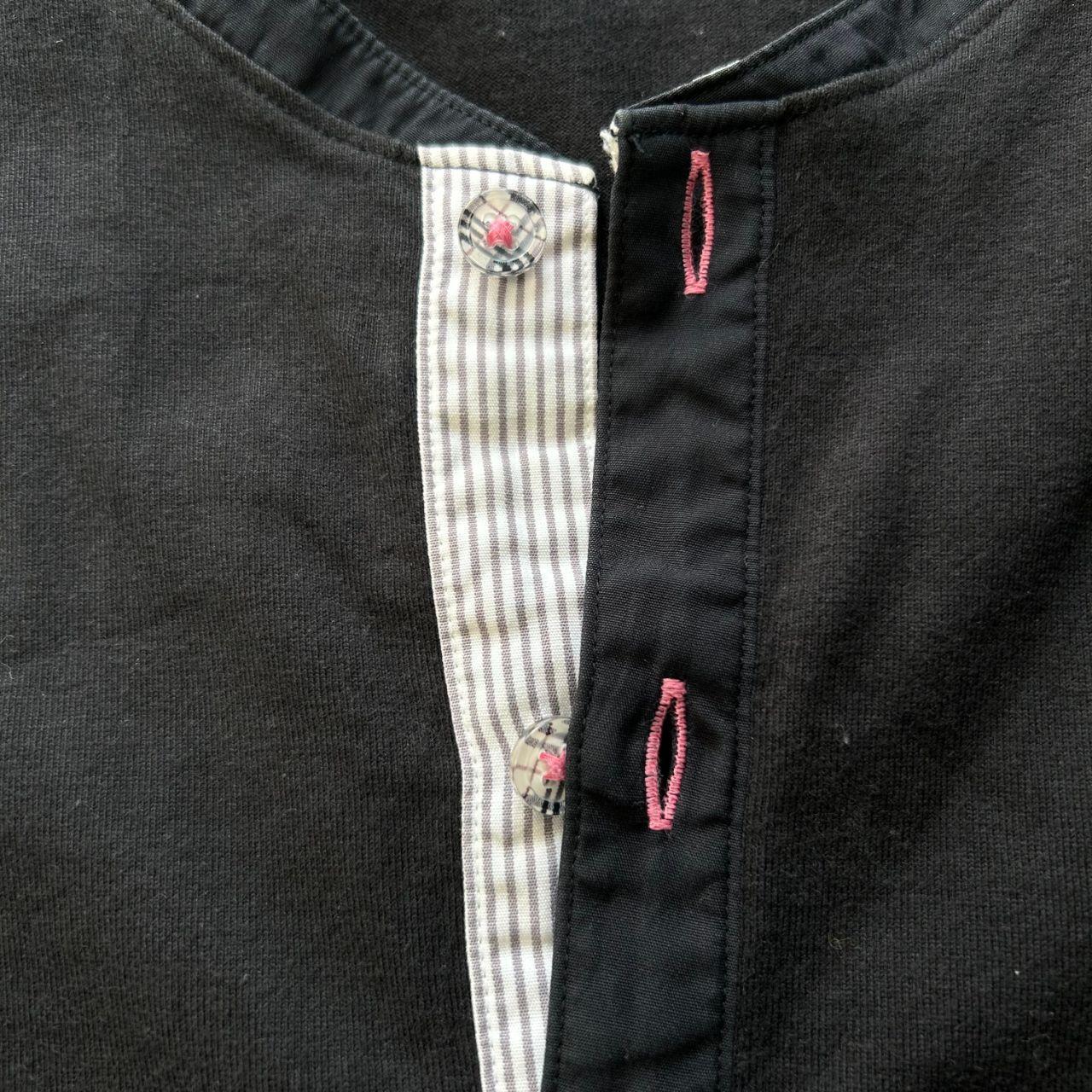 Burberry Black Label Cotton Henley T Shirt S