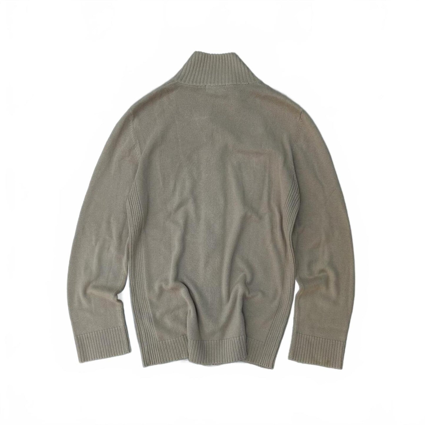 Burberry Black Label Nova Check Knit Zip Up Jumper M
