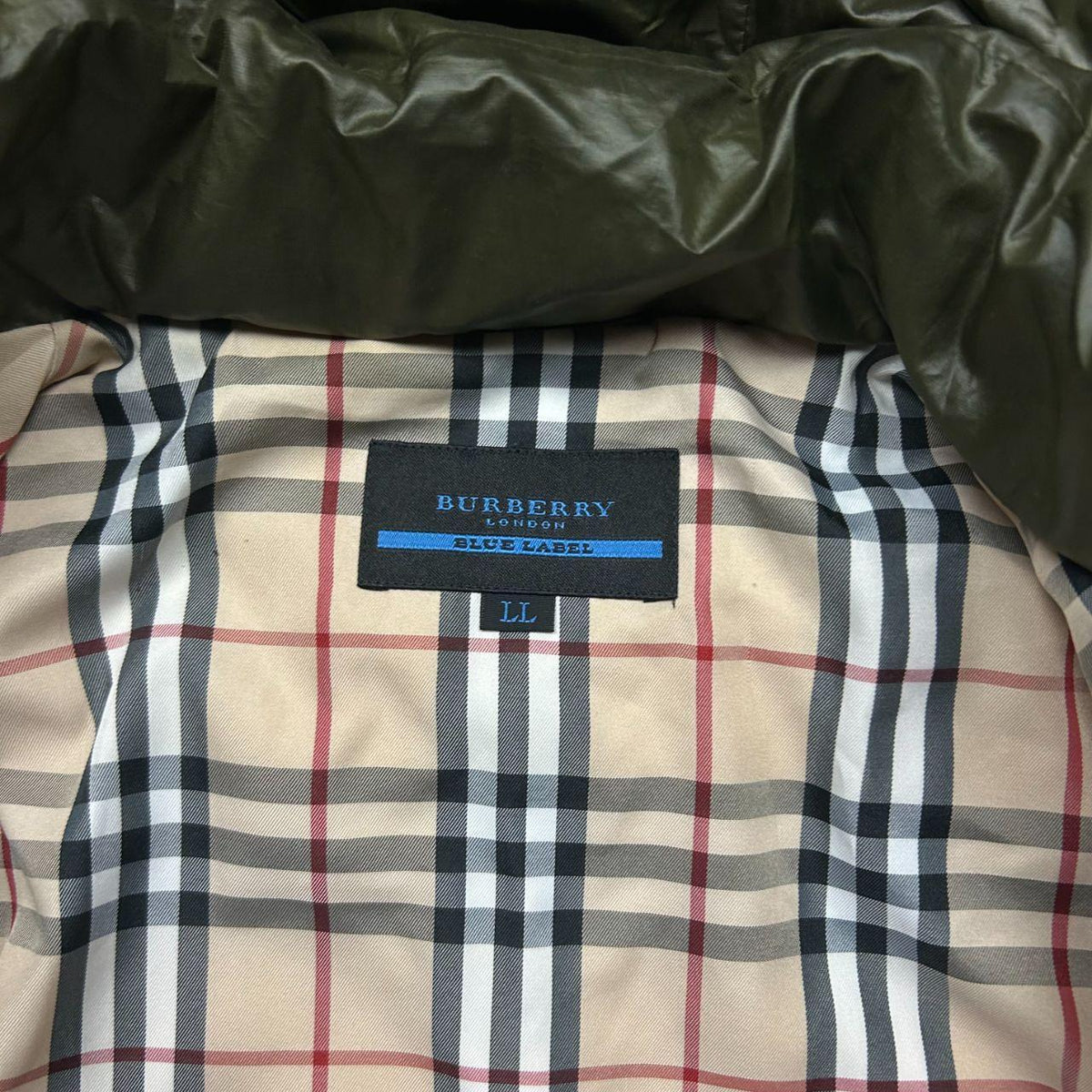 Burberry Blue Label Fur Hood Puffer Jacket L