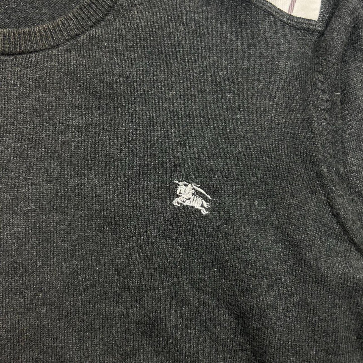 Burberry Black Label Nova Check Knit Jumper S
