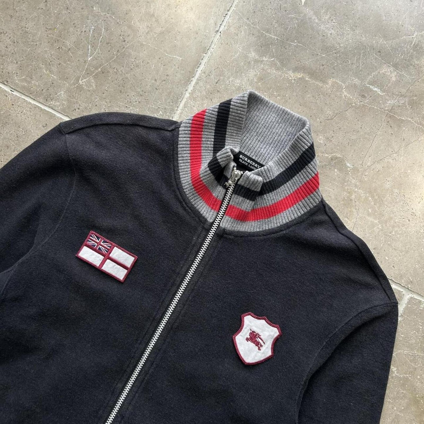 Burberry Black Label Zip Up Track Jacket Jumper S