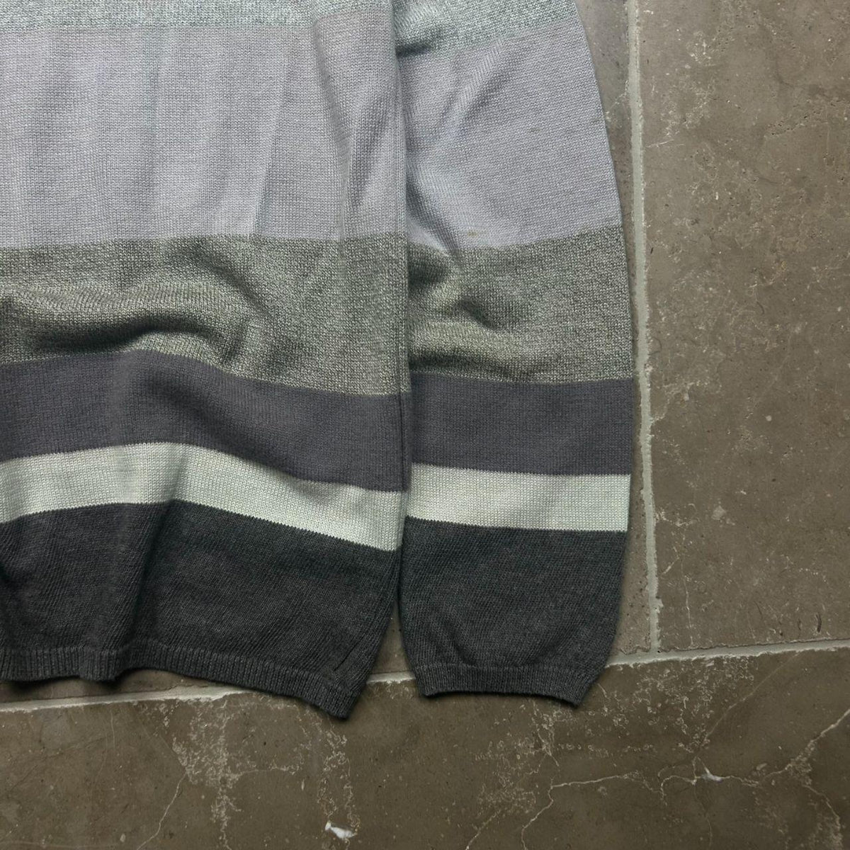 Vintage Comme Des Garcons SHIRT Striped Knit Jumper S