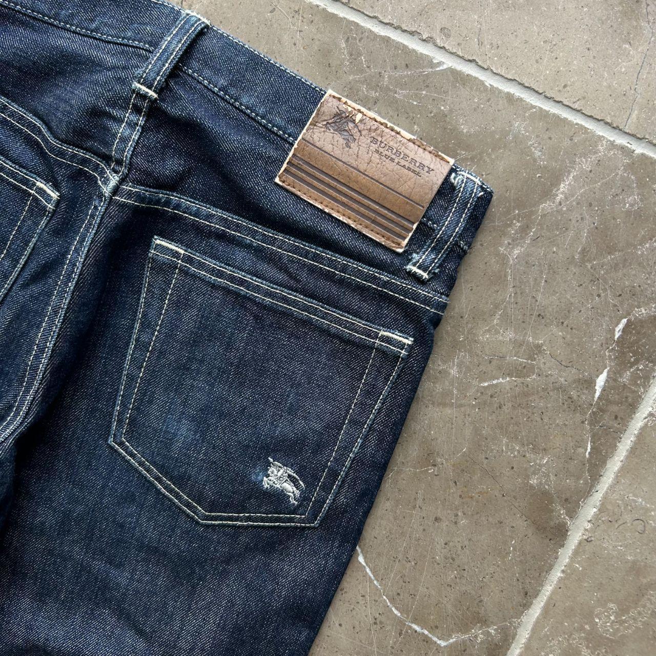 Vintage Burberry Blue Label Straight Raw Denim Jeans W29 L29