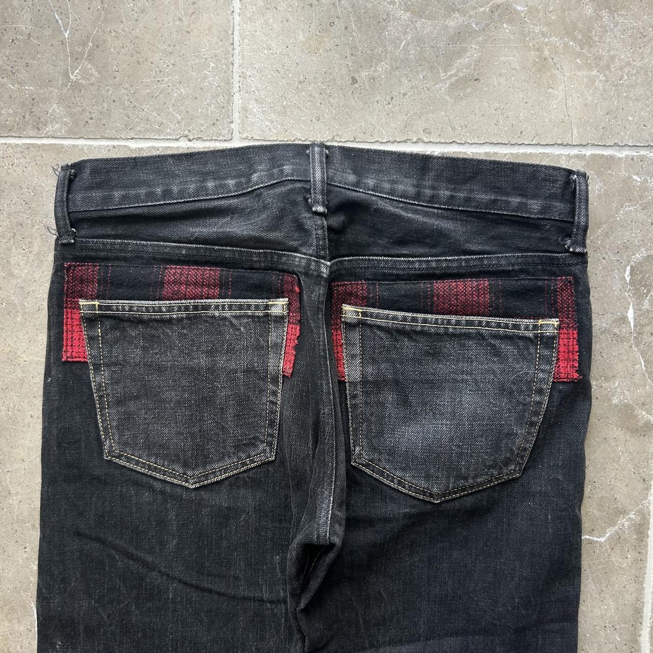 Comme des Garçons Homme Plaid Slim Straight Selvage Denim Jeans W30 L28