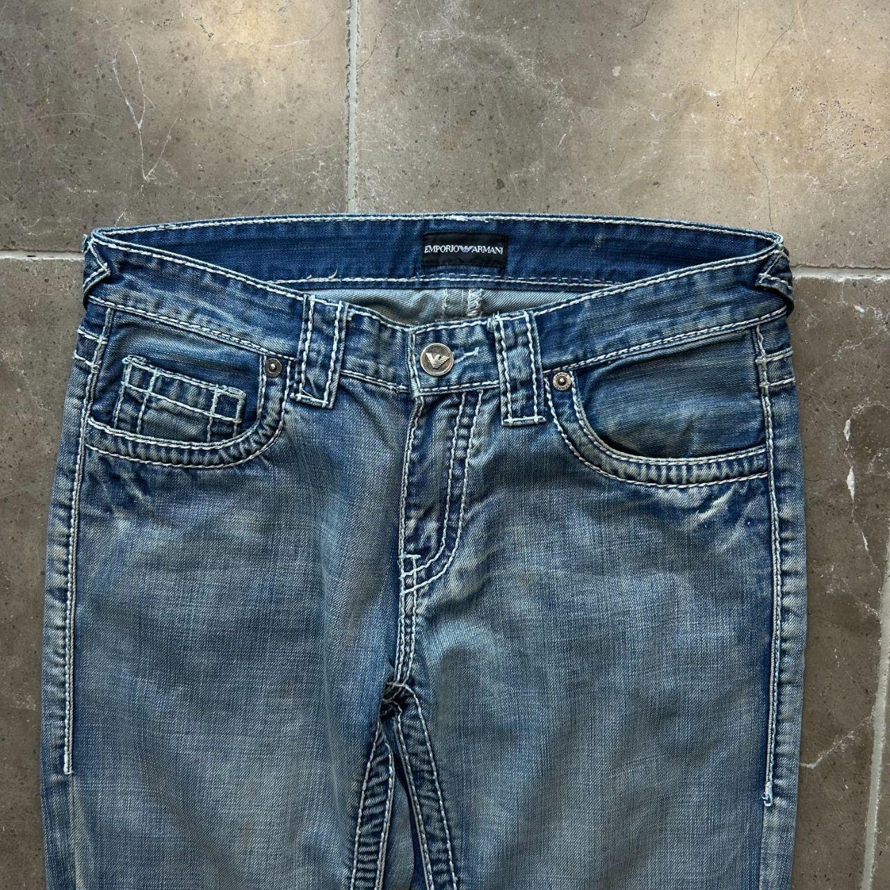 Vintage Emporio Armani Jeans Straight Relaxed Straight Jeans W32 L32