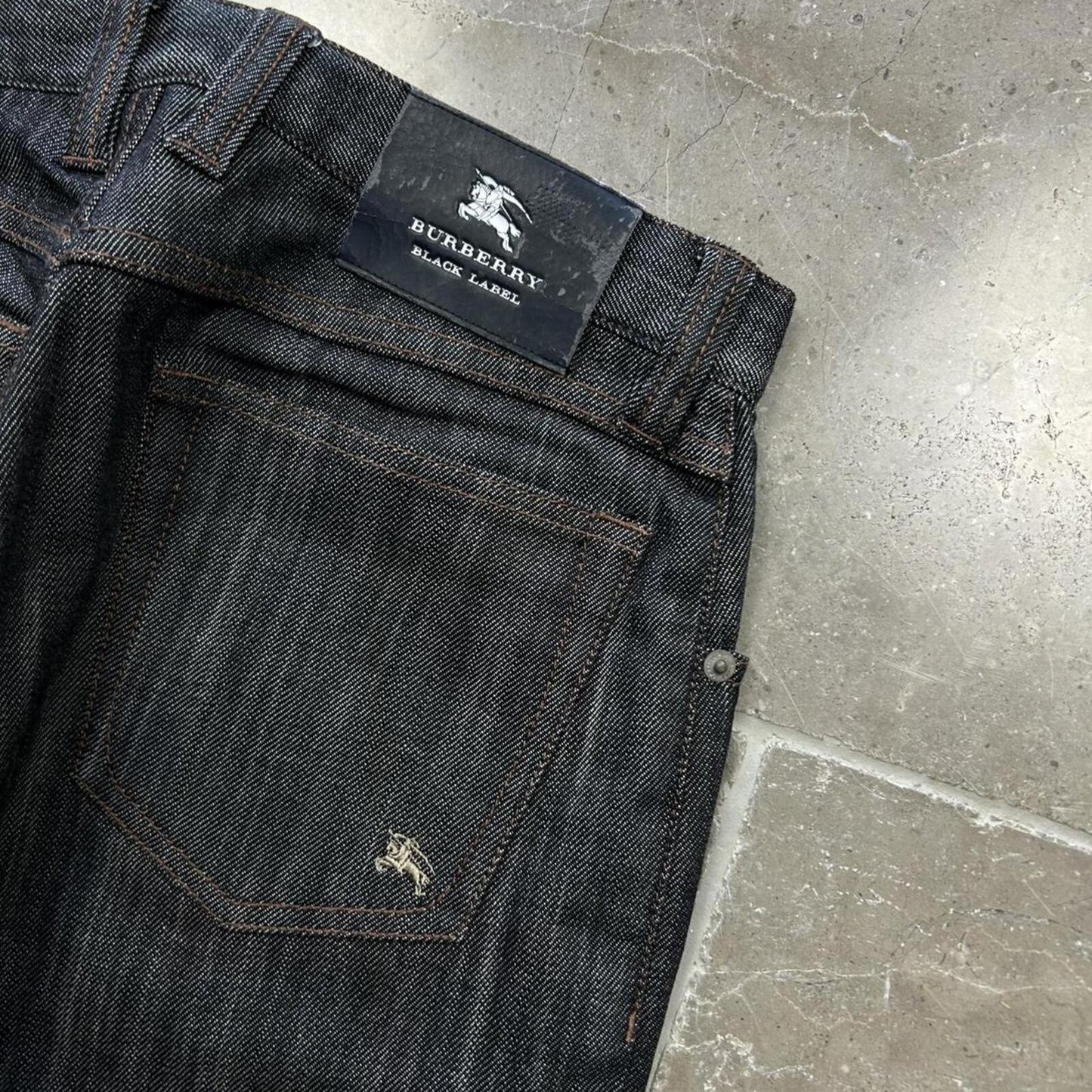 Vintage Burberry Black Label Straight Leg Jeans W28 L31