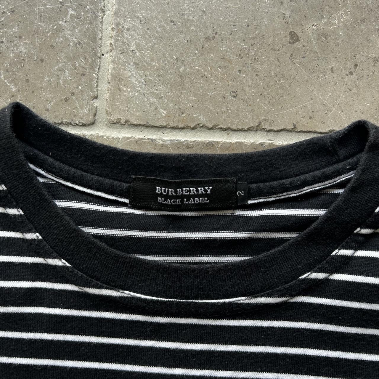 Burberry Black Label Striped T Shirt S