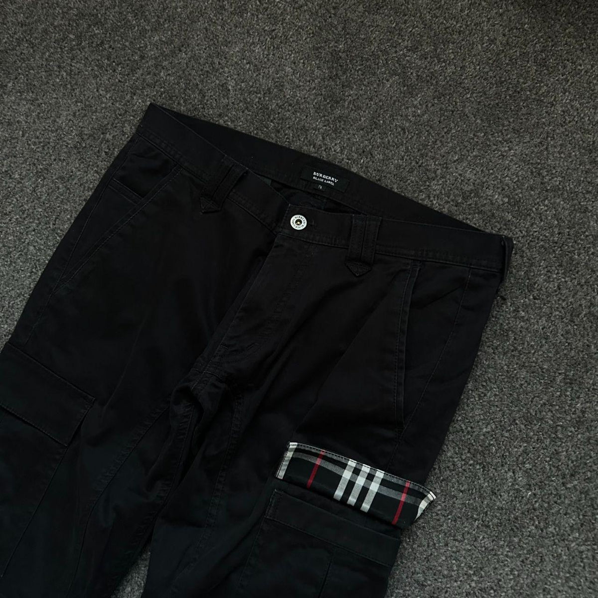Vintage Burberry Black Label Slim Straight Cargos W30 L34