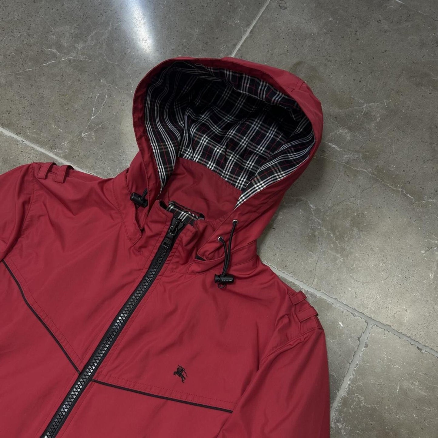 Burberry Black Label Nova Check Windbreaker Jacket S