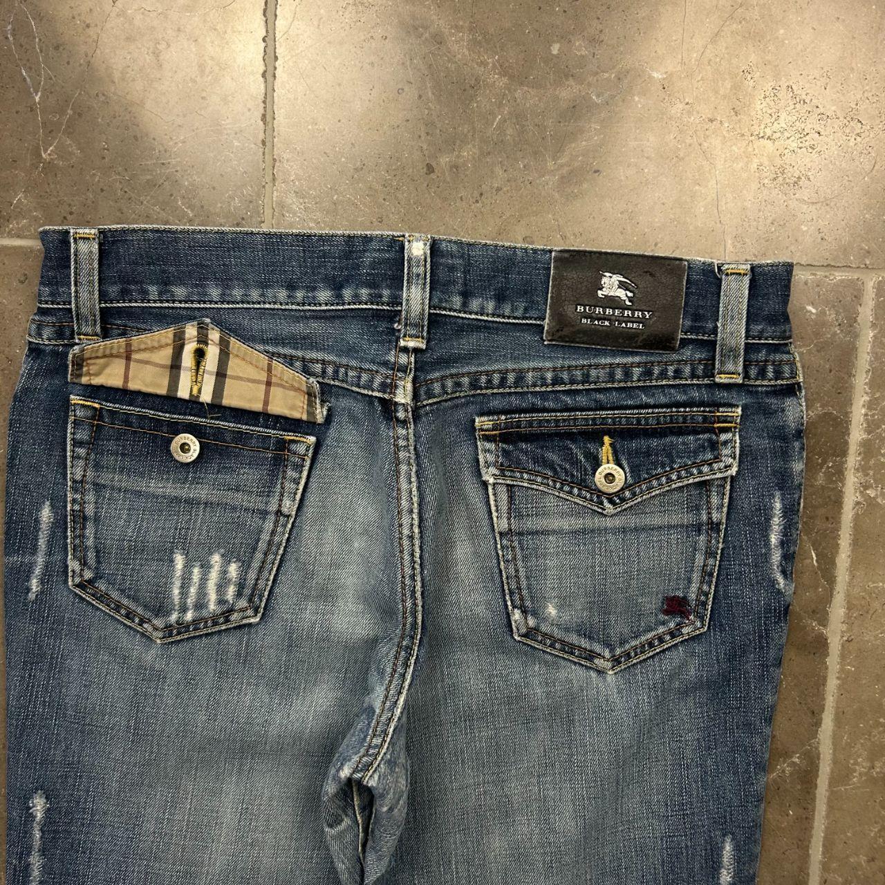 Vintage Burberry Black Label Relaxed Bootcut Jeans W32 L29