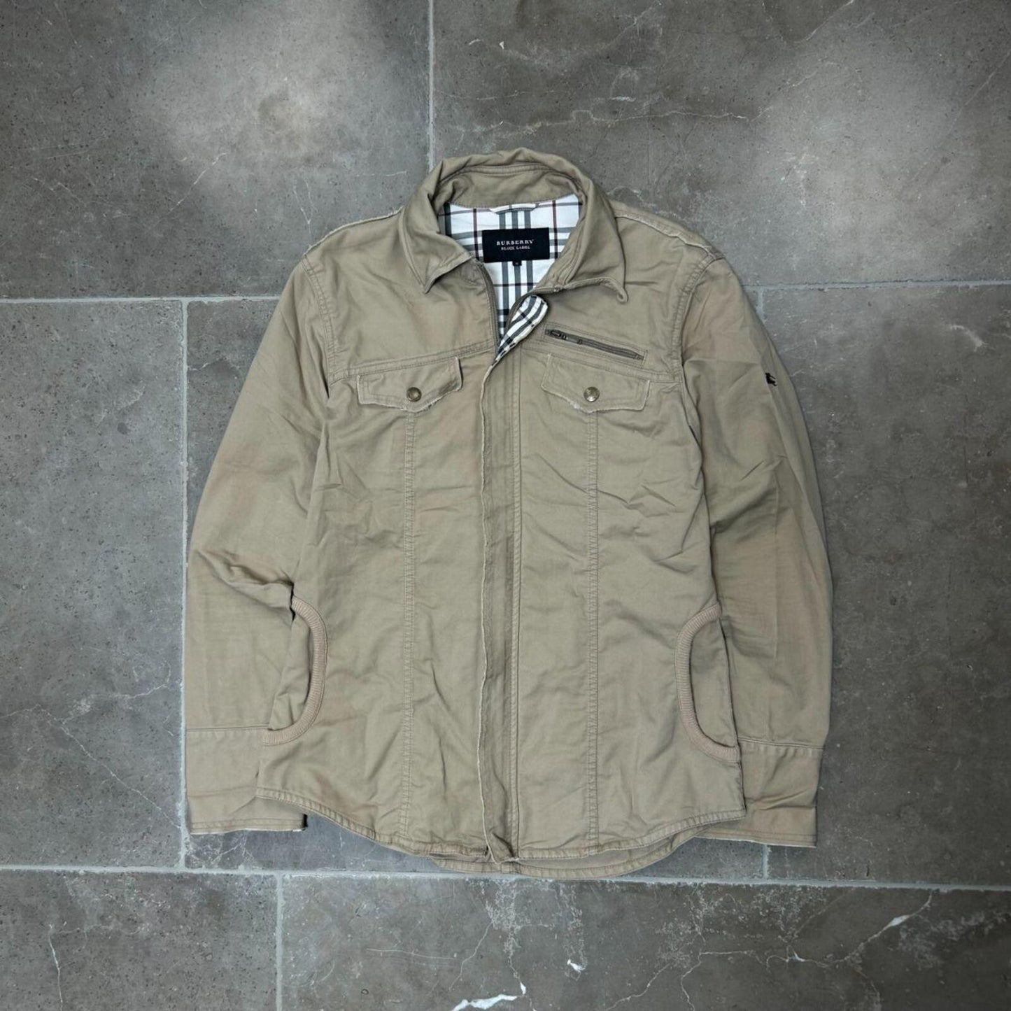 Burberry Black Label Military Utility Jacket / Over Shirt S