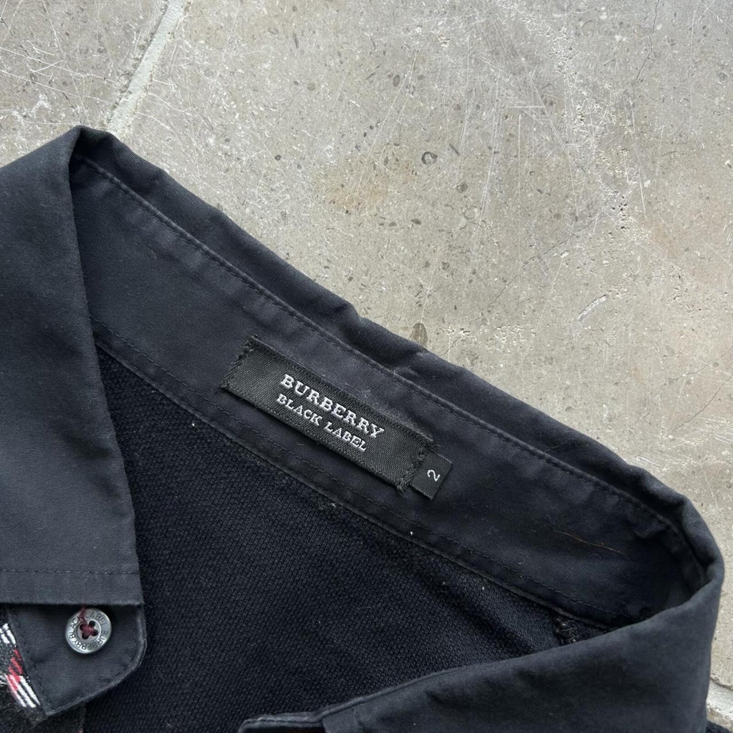 Burberry Black Label Nova Check Polo Shirt S