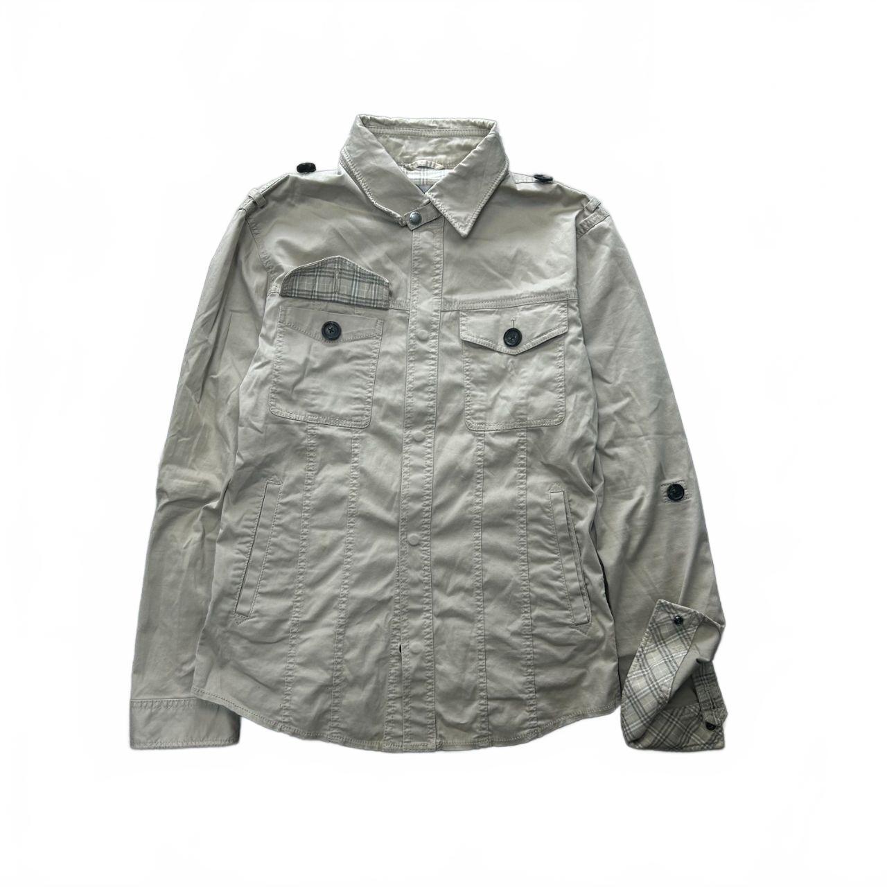 Burberry Black Label Military Button Up Jacket L