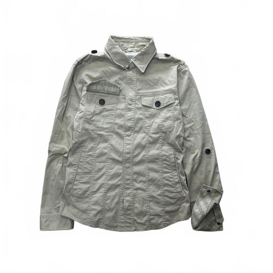 Burberry Black Label Military Button Up Jacket L