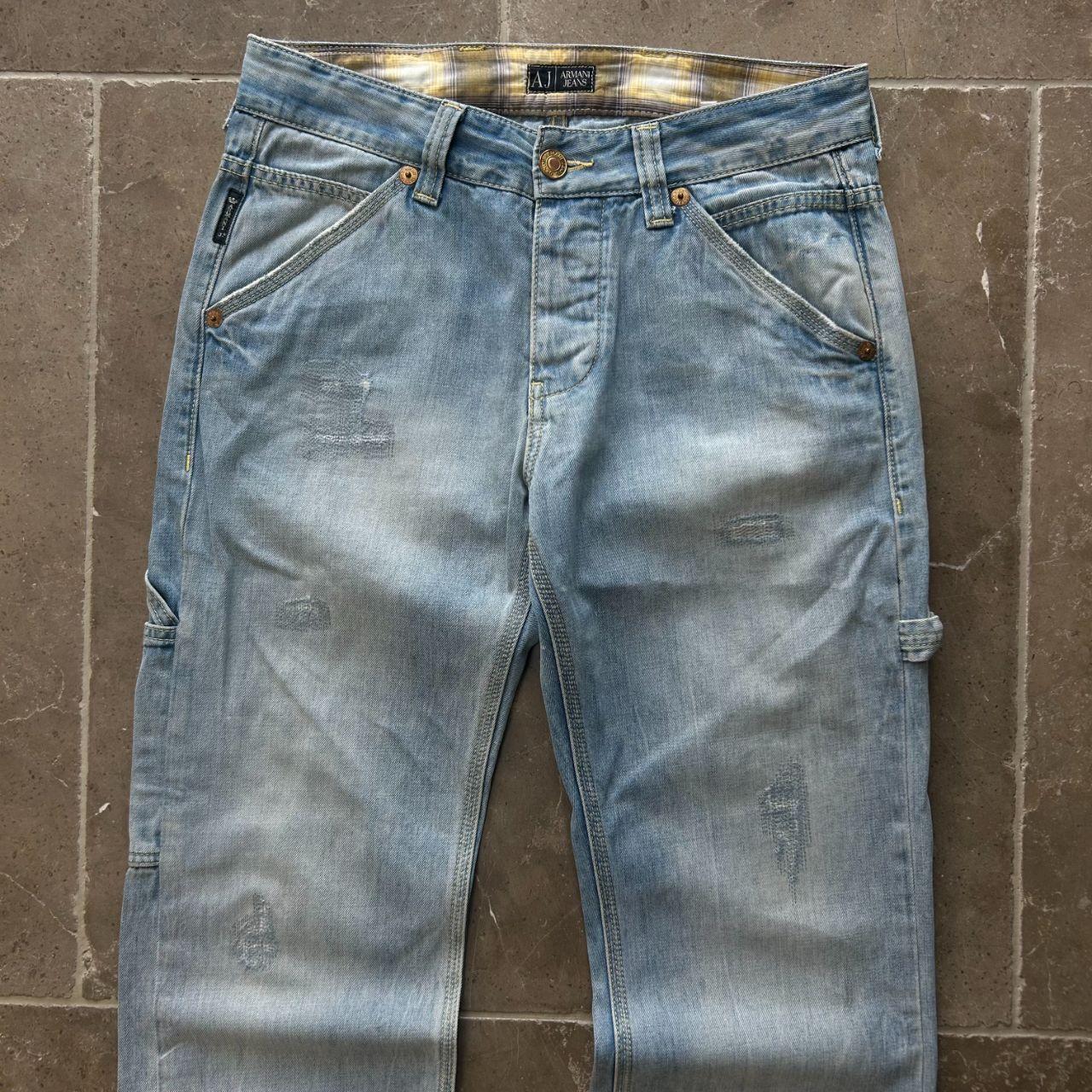 Vintage Armani Jeans Bootcut Carpenter Jeans W30 L32
