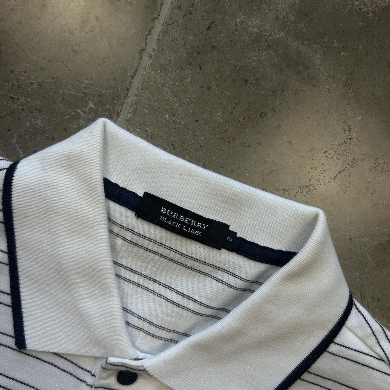 Burberry Black Label Striped Polo Shirt S