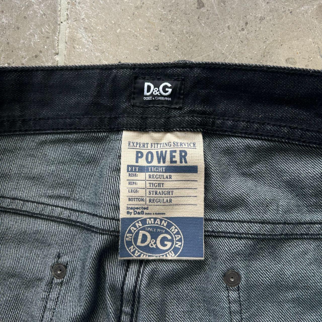 Dolce & Gabbana Distressed Ripped Straight Leg Jeans W34 L34