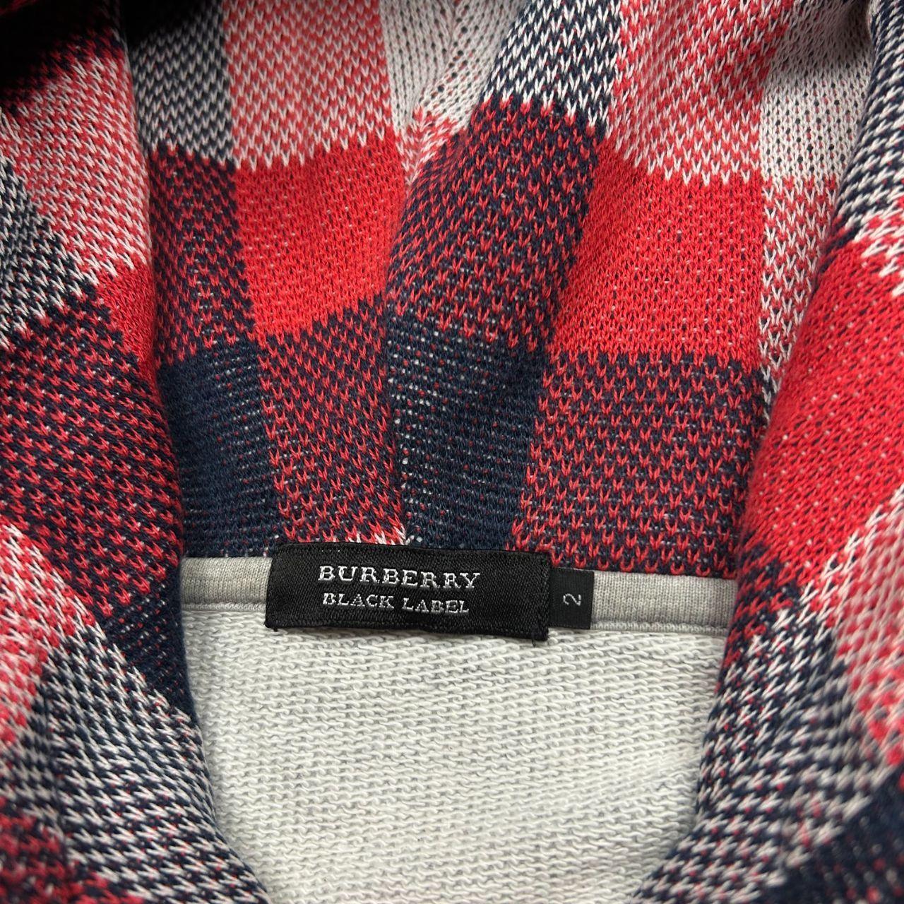 Burberry Black Label Plaid Zip Up Hoodie S