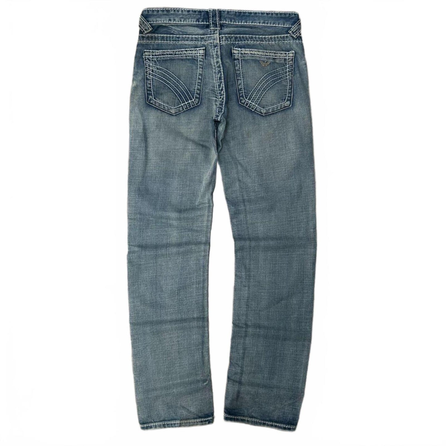 Vintage Emporio Armani Jeans Straight Relaxed Straight Jeans W32 L32