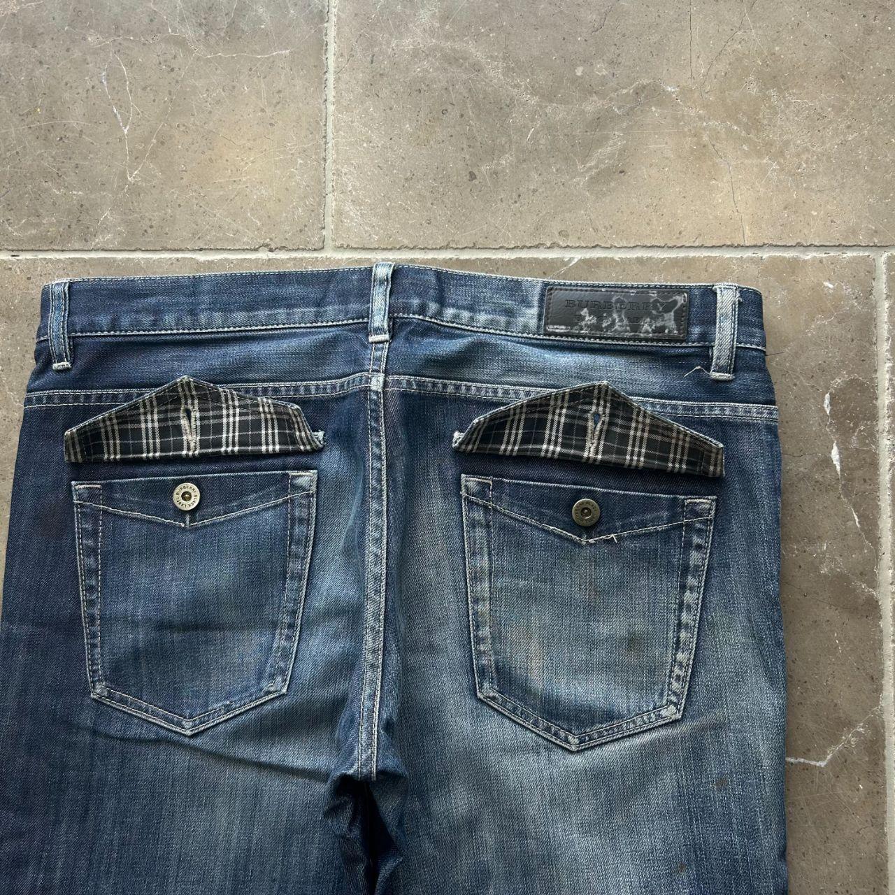 Vintage Burberry Black Label Relaxed Bootcut Jeans W34 L32