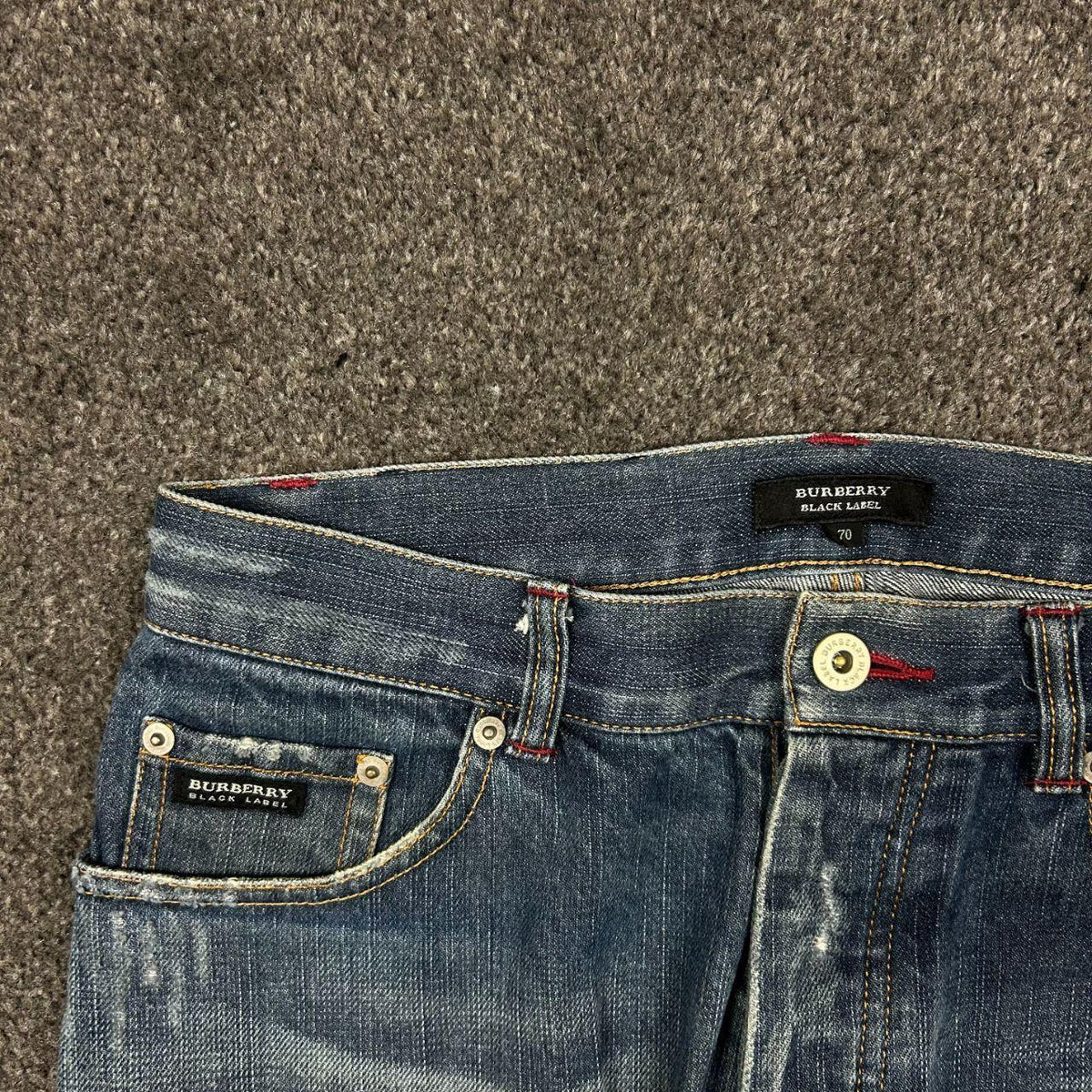 Vintage Burberry Black Label Relaxed Straight Jeans W29 L30