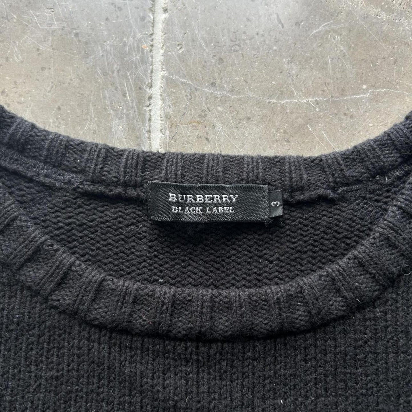 Burberry Black Label Nova Check Knit Jumper M