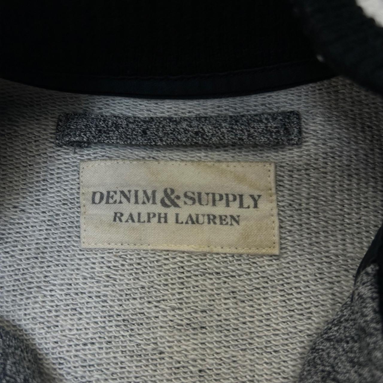 Ralph Lauren Denim Supply Varsity Jacket Grey S