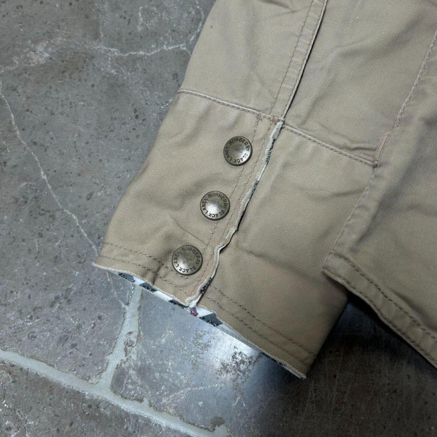 Burberry Black Label Military Utility Jacket / Over Shirt S