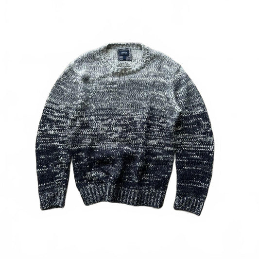 Vintage Armani Jeans Gradient Knit Jumper L