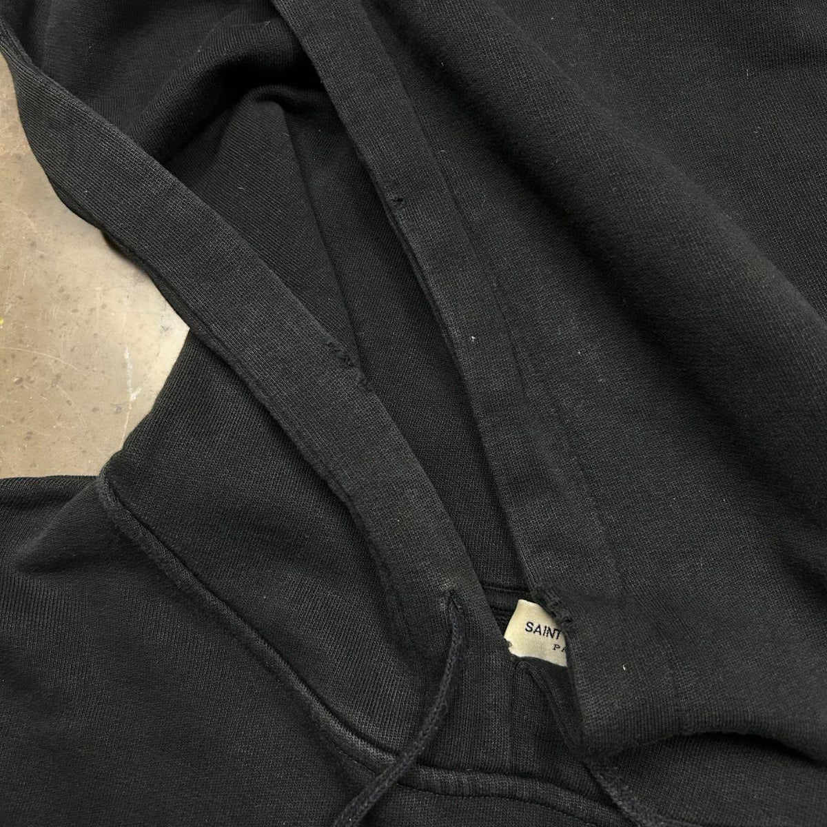 Saint Laurent Paris Logo Hoodie L