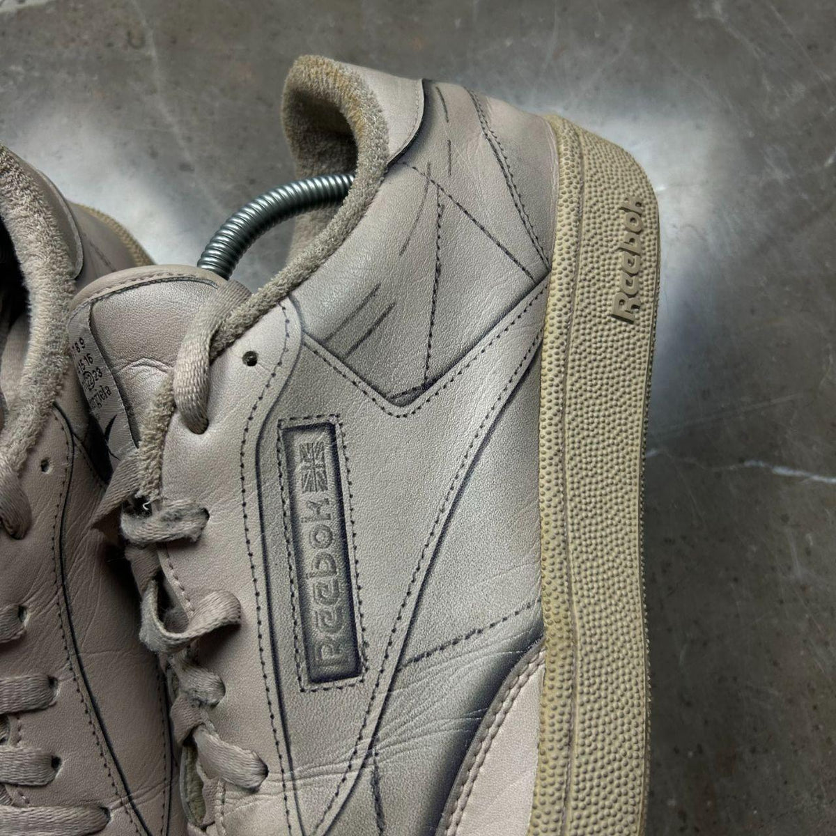 Reebok x Maison Margiela Project 0 Club C Beige UK 10