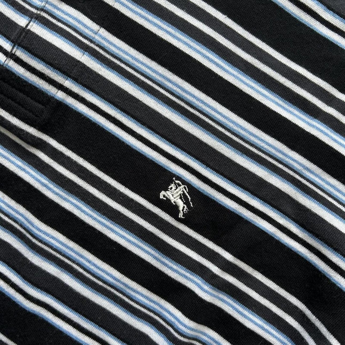 Burberry Black Label Striped Polo Shirt S